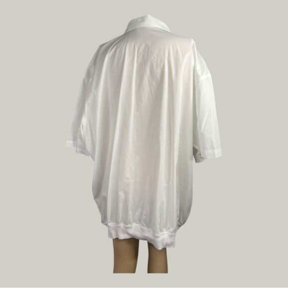 HB White Banded Short Sleeve Button Down Shirt 2XL - Picture 2 of 7